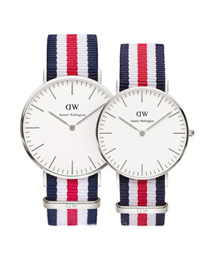 Đồng hồ Daniel Wellington nam Quartz 0202DW - Silver,40mm