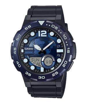 Đồng hồ nam dây cao su Casio AEQ-100W