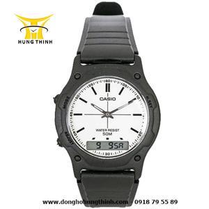 Đồng hồ nam dây cao su Casio AW-49H-7EVDF