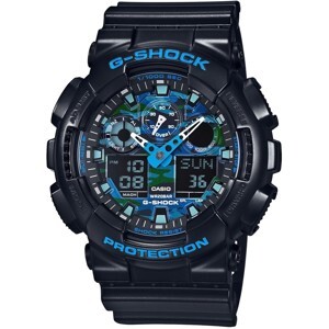 Đồng hồ nam dây cao su casio G-Shock GA-100CB