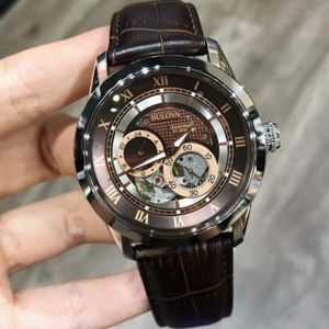 Đồng hồ nam dây da bulova 96A135