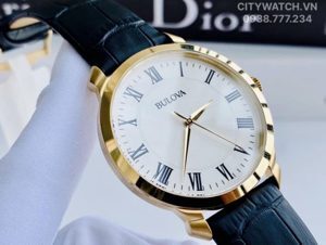 Đồng hồ nam dây da bulova 97A123 - Quartz