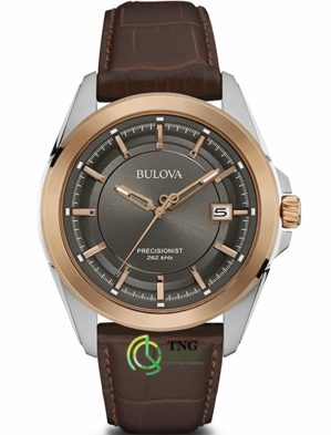 Đồng hồ nam dây da bulova 98B267