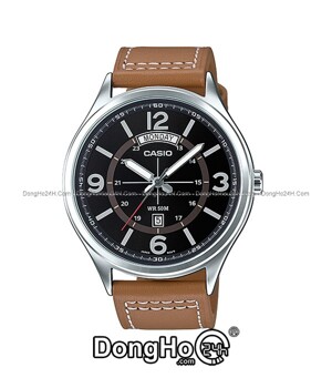 Đồng hồ nam dây da Casio MTP-E129L