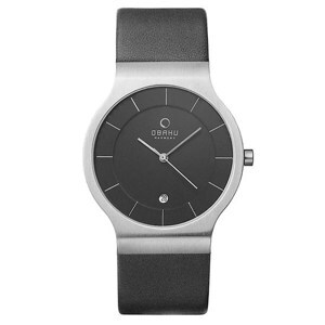 Đồng hồ nam dây da Obaku V133GCBRB