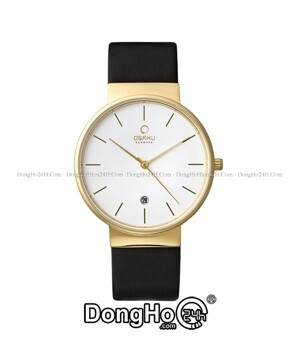 Đồng hồ nam dây da Obaku V153GDGWRB