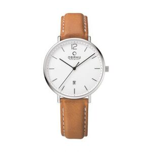 Đồng hồ nam dây da Obaku V181GDCWRZ