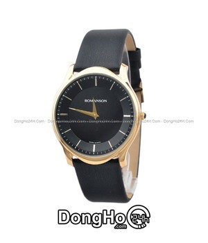 Đồng hồ nam dây da Romanson TL2617MGBK