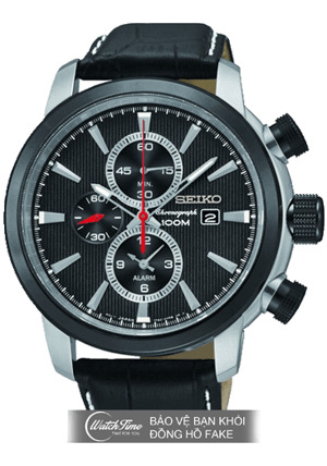 Đồng hồ nam dây da Seiko SNAF47P2