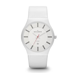 Đồng hồ nam dây da Skagen 233XLCLW - màu W/ B