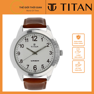 Đồng hồ nam dây da Titan 1585SL07