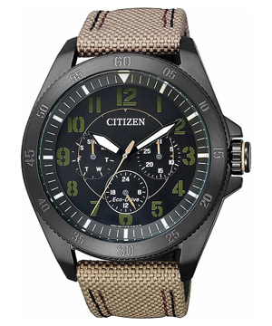 Đồng Hồ Nam Dây Dù CITIZEN BU2035-05E (44mm) - Nâu