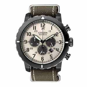 Đồng Hồ Nam Dây Dù CITIZEN CA4095-04H (45mm) - Nâu Đen