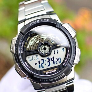 Đồng hồ nam dây kim loại Casio AE-1100WD - màu 1A