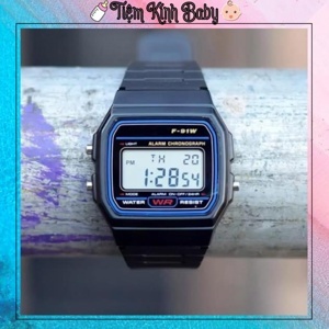 Đồng hồ nam dây nhựa Casio F91W