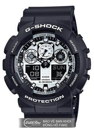 Đồng hồ nam dây nhựa Casio GA-100BW