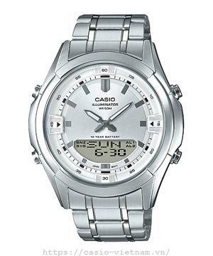 Đồng Hồ Nam Dây Thép Casio AMW-840D