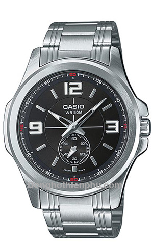 Đồng hồ nam dây thép Casio MTP-E112D-1AVDF