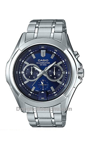 Đồng hồ nam dây thép Casio  MTP-E204D