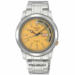 Đồng hồ nam dây thép chống gỉ Seiko 5 Automatic SNKK29K1