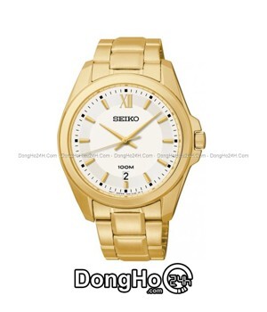 Đồng hồ nam dây thép không gỉ Seiko Quartz SGEG64P1