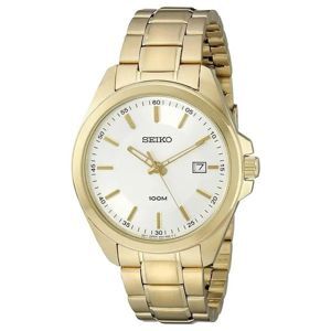 Đồng hồ nam dây thép không gỉ Seiko Quartz SUR064P1