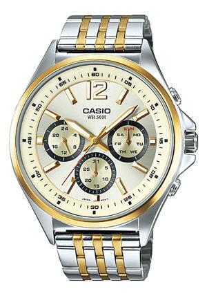Đồng hồ nam dây thép không gỉ Casio MTP-E303SG
