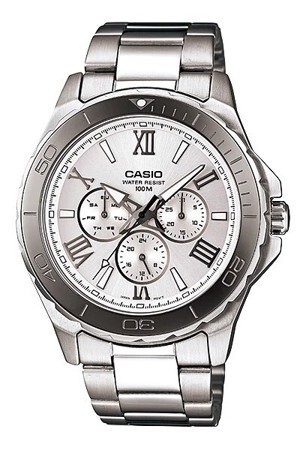 Đồng hồ nam dây thép không gỉ Casio MTD-1075D