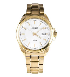 Đồng hồ nam dây thép không gỉ Seiko Quartz SUR064P1