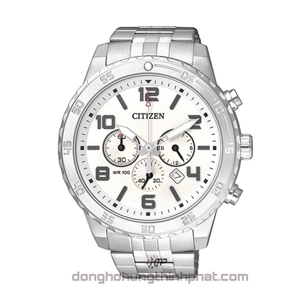 Đồng hồ nam dây thép không gỉ Citizen Quartz AN8130