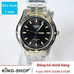 Đồng hồ nam dây thép không gỉ Casio MTP-1243D