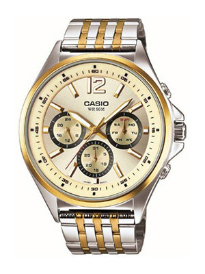 Đồng hồ nam dây thép không gỉ Casio MTP-E303SG