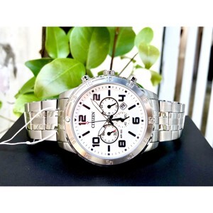 Đồng hồ nam dây thép không gỉ Citizen Quartz AN8130