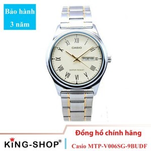 Đồng hồ nam dây thép không gỉ Casio MTP-V006SG-9BUDF