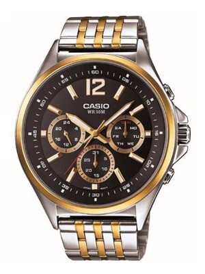 Đồng hồ nam dây thép không gỉ Casio MTP-E303SG