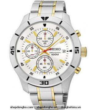 Đồng hồ nam dây thép không gỉ Seiko Quartz SKS403P1