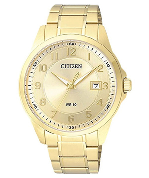 Đồng hồ nam dây thép không gỉ Citizen Quartz BI5042-52P