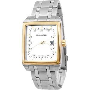 Đồng hồ nam dây thép không gỉ Romanson TM3248MCWH