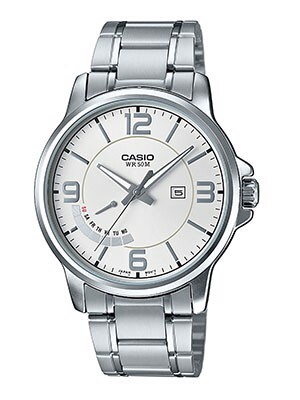 Đồng hồ nam dây thép không gỉ Casio - MTP-E124D