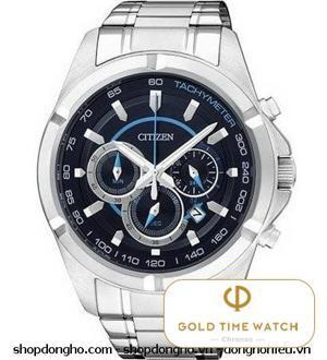 Đồng hồ nam dây thép không gỉ Citizen Quartz AN804/ AN8040/ AN8044 - màu 53E/ 54L