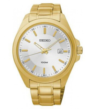 Đồng hồ nam dây thép không gỉ Seiko Quartz SUR064P1