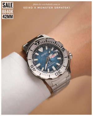Đồng hồ nam dây thép Seiko Prospex SRPH75K1