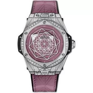 Đồng hồ nam Hublot Big Bang One Click Sang Bleu Steel Pink Diamonds 465.SS.89P7.VR.1204.MXM20