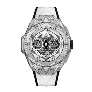 Đồng hồ nam Hublot Big Bang Sang Bleu II Titanium White Pavé 418.NX.2001.RX.1604.MXM20