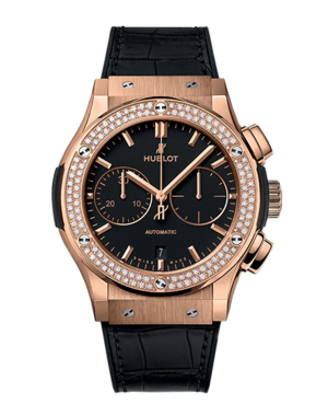 Đồng hồ nam Hublot Classic Fusion Chronograph King Gold Diamonds 521.OX.1181.LR.1104