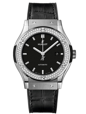 Đồng hồ nam Hublot Classic Fusion Titanium Diamonds 542.NX.1171.LR.1104