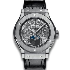 Đồng hồ nam Hublot Classic Fusion Aerofusion Moonphase Titanium 517.NX.0170.LR