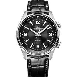 Đồng hồ nam Jaeger LeCoultre Polaris Black Dial Automatic Men's Leather Watch Q9008470