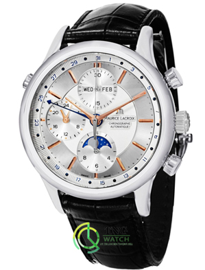 Đồng hồ nam Maurice Lacroix Moonphase LC6078-SS001-131-1