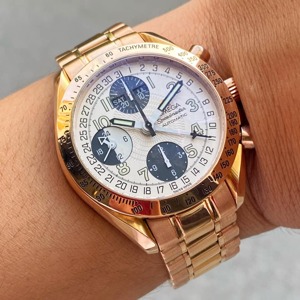 Đồng hồ nam Omega Speedmaster Day Date Rose Gold 3123.33.00